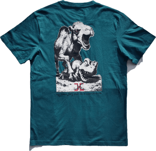 T-shirt sériraphié 100% coton KML5.0 Rétro Green Back