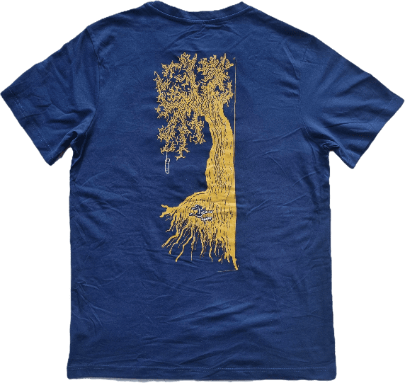 T-shirt sérigaphié coton Marine Back