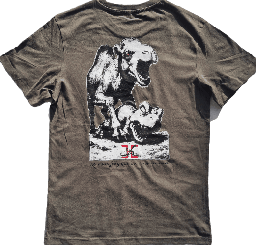 T-shirt sérigaphié coton KML5.0 Vert Olive Back